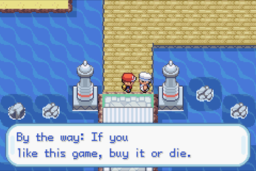 Piracy Warning in FireRed and LeafGreen