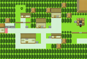 Azalea Town, Living Happy with Pokmon map