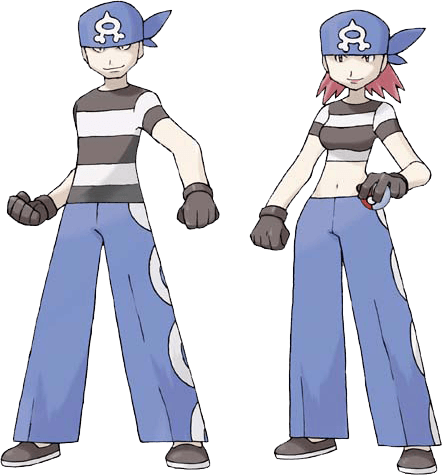 Two Grunts from Team Aqua