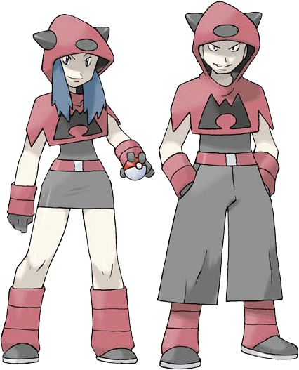 Two grunts from Team Magma