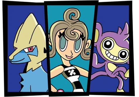 Lucy and her Mancentric and Aipom