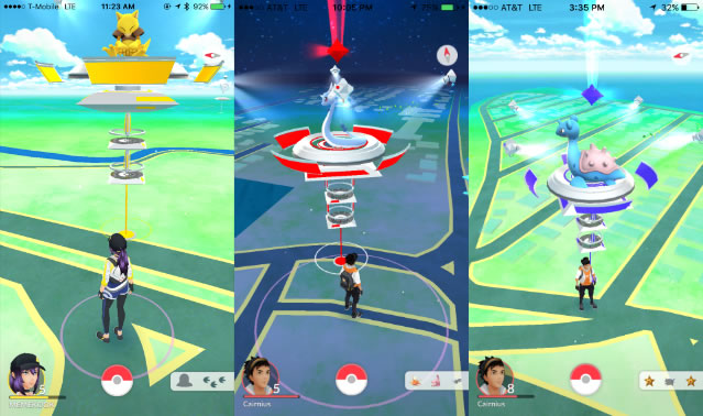 Pokemon Go Gyms