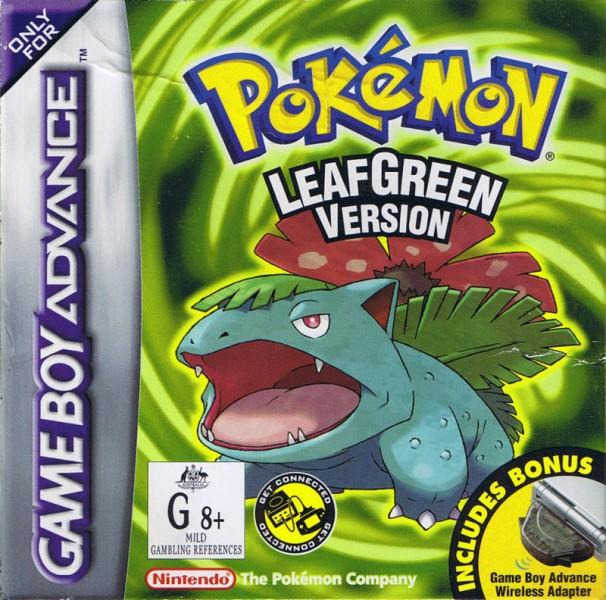 Pokemon LeafGreen Box Art