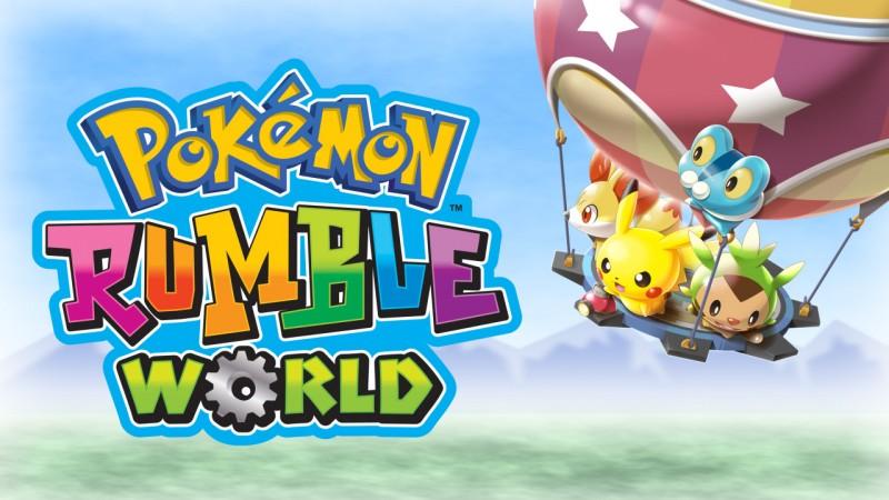 A poster from the Pokémon Rumble World art set