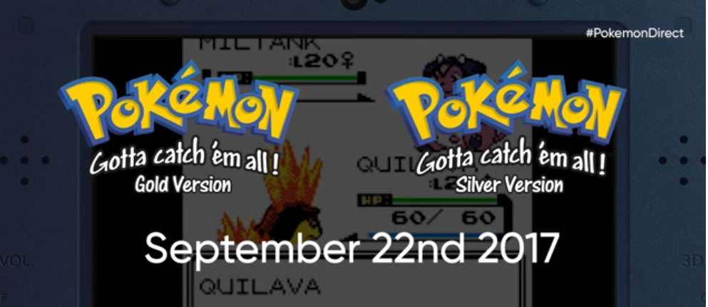 Pokemon Gold Pokemon Silver re release