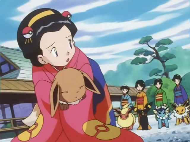 Sakura and her Eevee