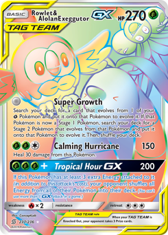 237 Rowlet & Alolan Exeggutor-GX