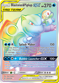 253 Blastoise & Piplup-GX