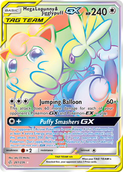 261 Mega Lopunny & Jigglypuff-GX