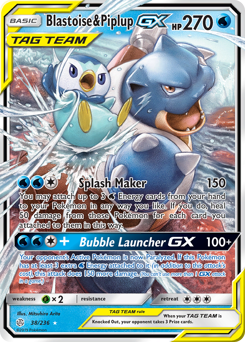 38 Blastoise & Piplup-GX