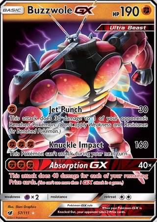 Buzzwole-GX (57/111) — the reason this set matters