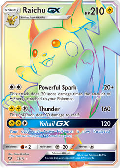 75 Raichu-GX