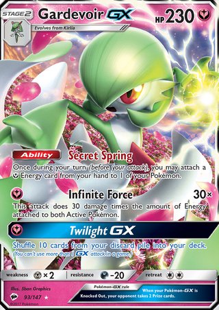 Gardevoir-GX (93/147) — the set’s engine