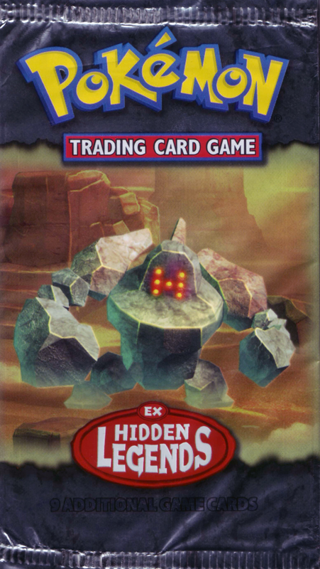 EX Hidden Legends Regirock pack
