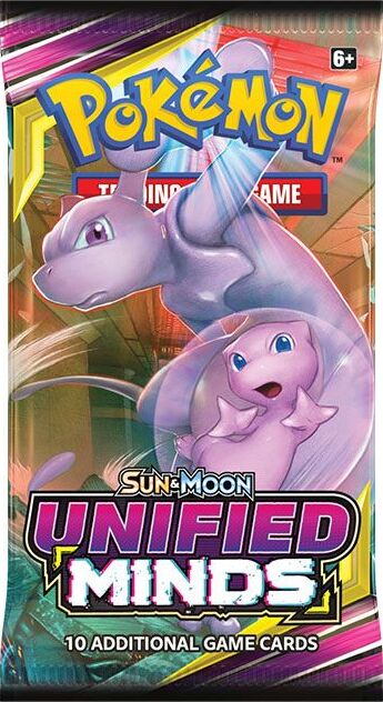 Unified Minds Mewtwo Mew booster pack
