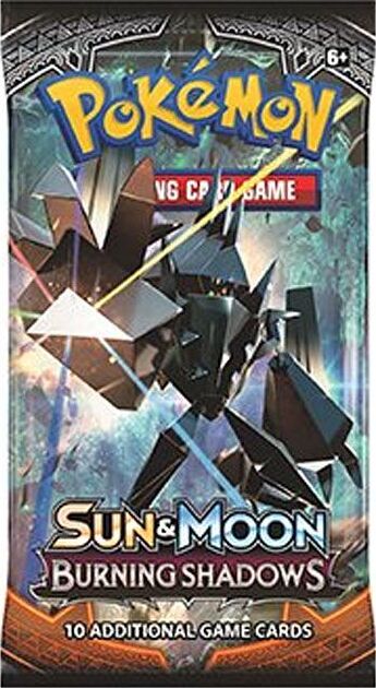 Burning Shadows Necrozma booster pack