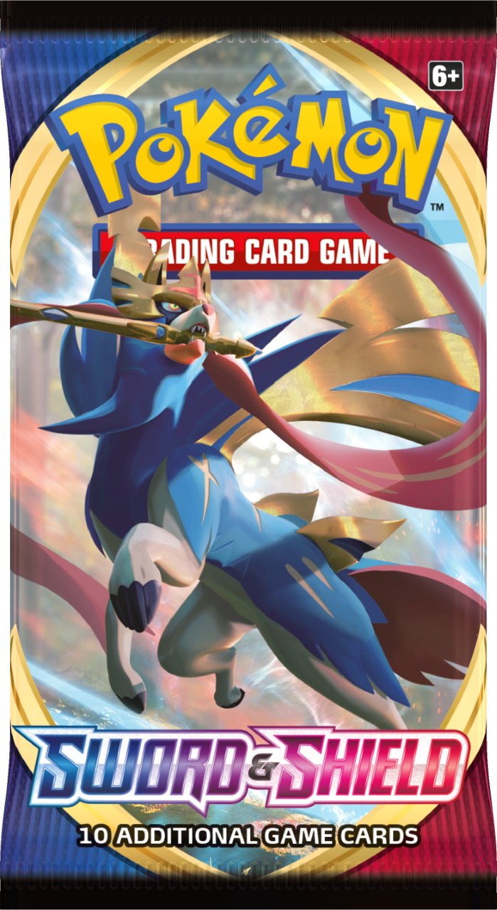 Sword and Shield Zacian booster pack