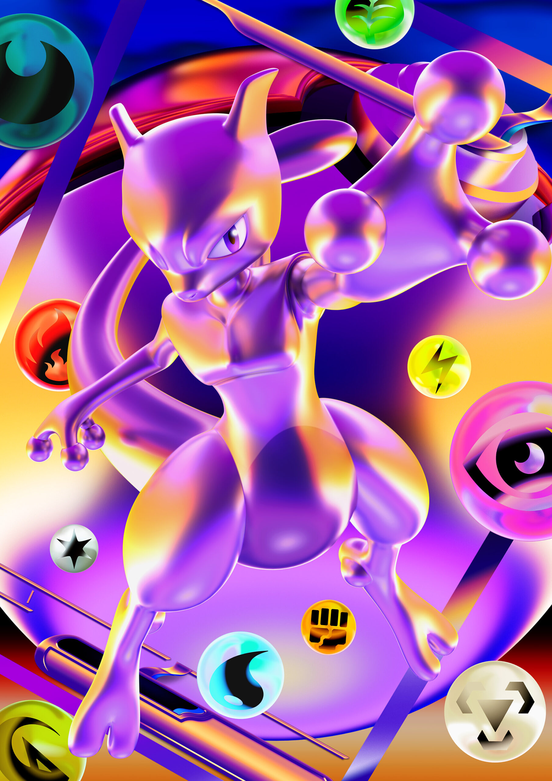 30th Celebration Mewtwo key visual