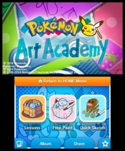 Pokémon Art Academy screenshot