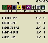 24800 pokemon trading card game game boy color screenshot modify