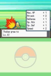 647175 pokemon heartgold version nintendo ds screenshot a level up