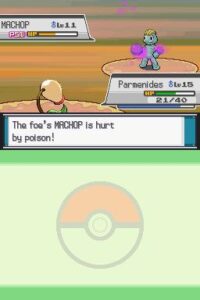 647181 pokemon heartgold version nintendo ds screenshot status effects