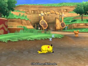 679513 pokepark wii pikachu s adventure wii screenshot pikachu sleeps