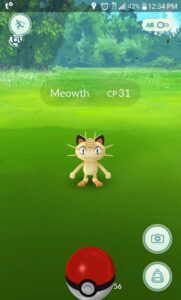 850847 pokemon go android screenshot catching a pokemon while augmented