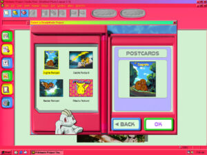Postcards Characters Section