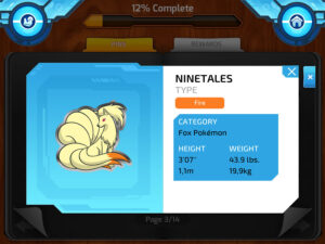 Reward Book Pokemon Profile