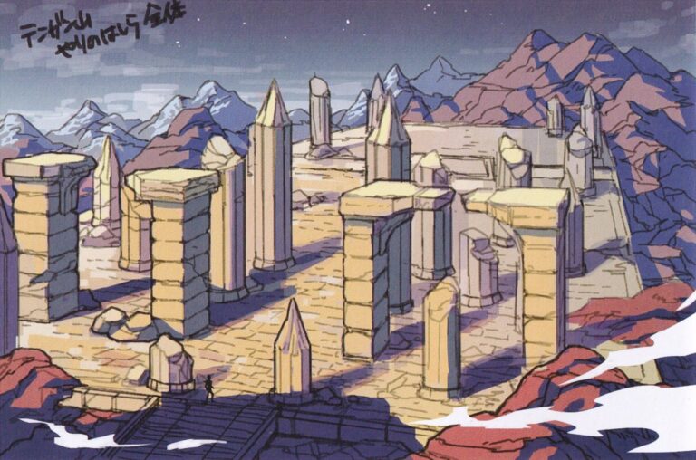 Spear Pillar in the official art book