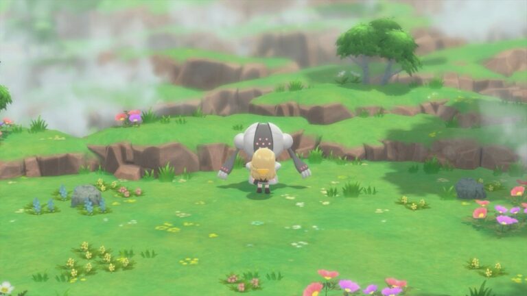 Registeel in a Pure Space room of Ramanas Park