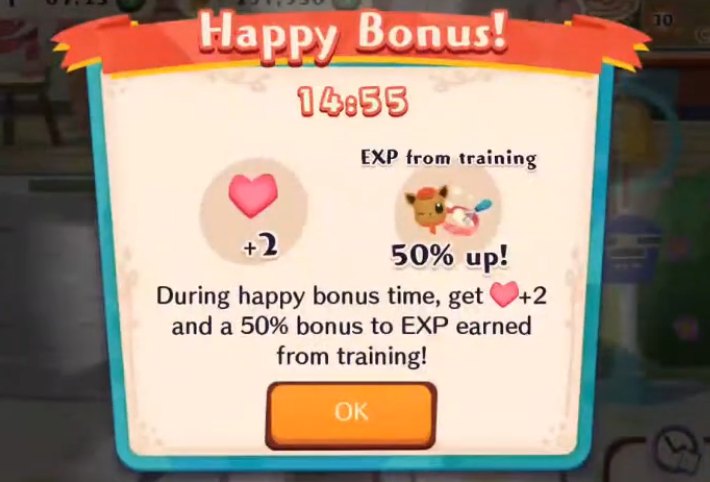 The Happy Bonus notice