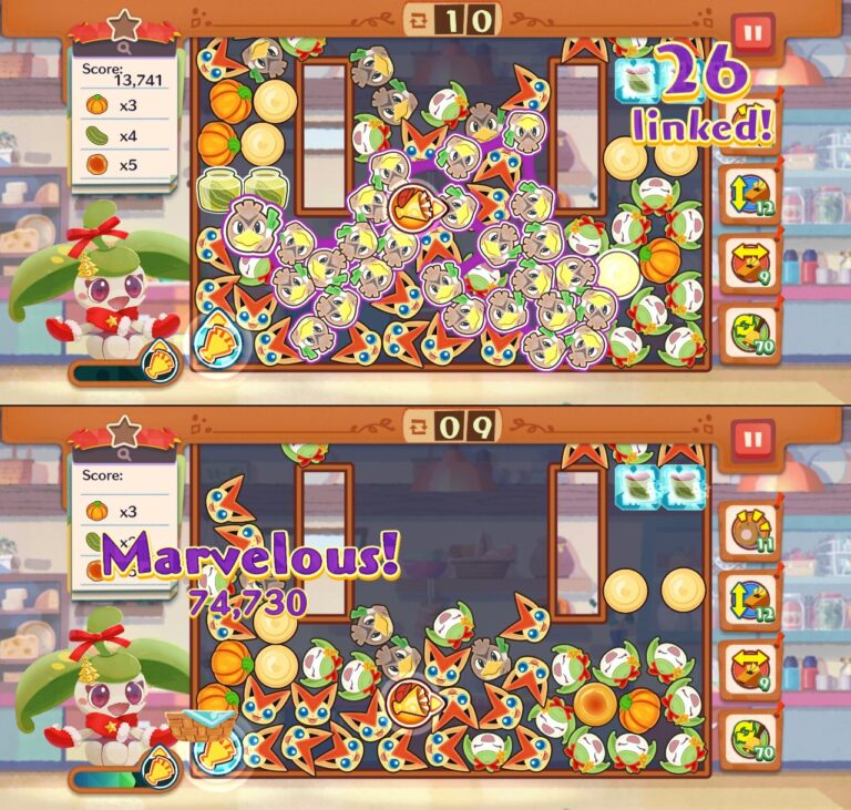 A Marvelous combo in a Café ReMix puzzle