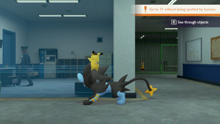 Luxray seeing through objects