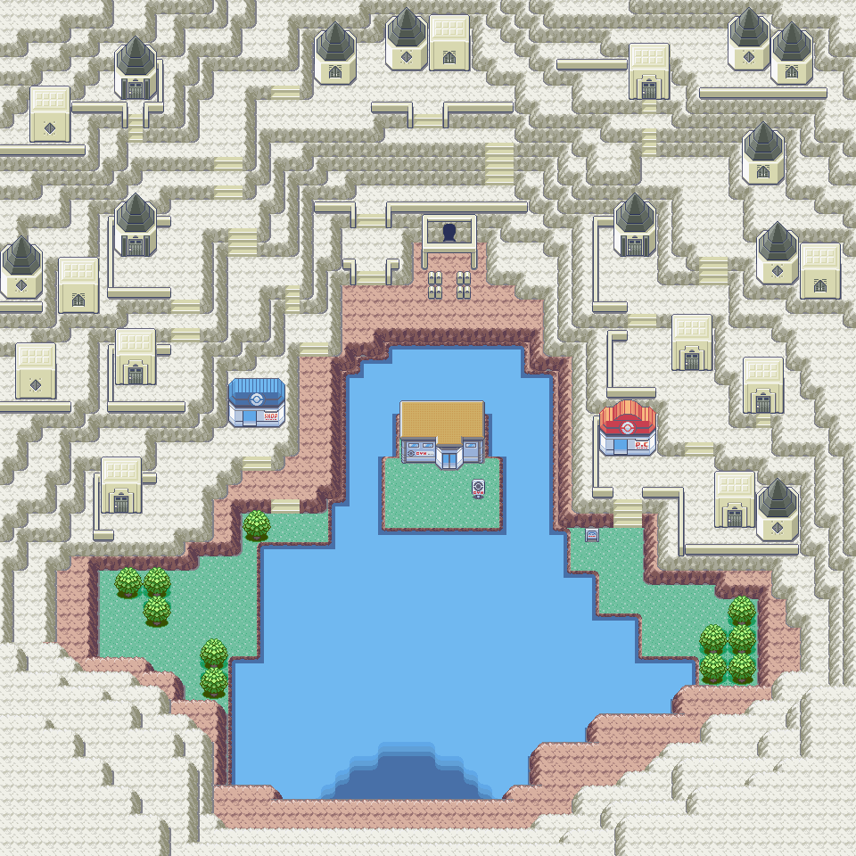 Sootopolis City in Emerald
