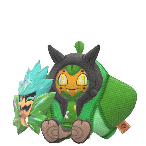 Teal Mask Ogerpon plush