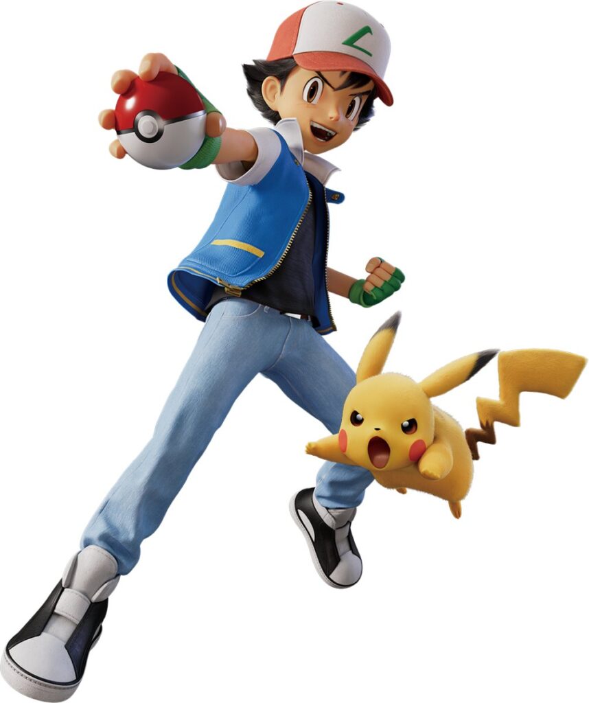 Promotional artwork – Ash and Pikachu