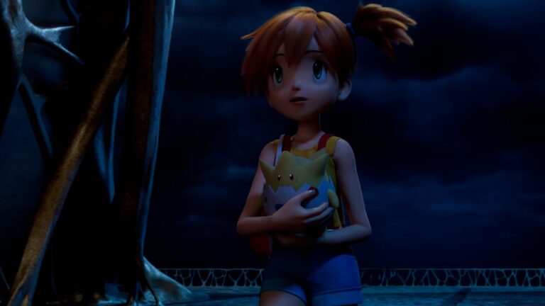 Misty hides Togepi