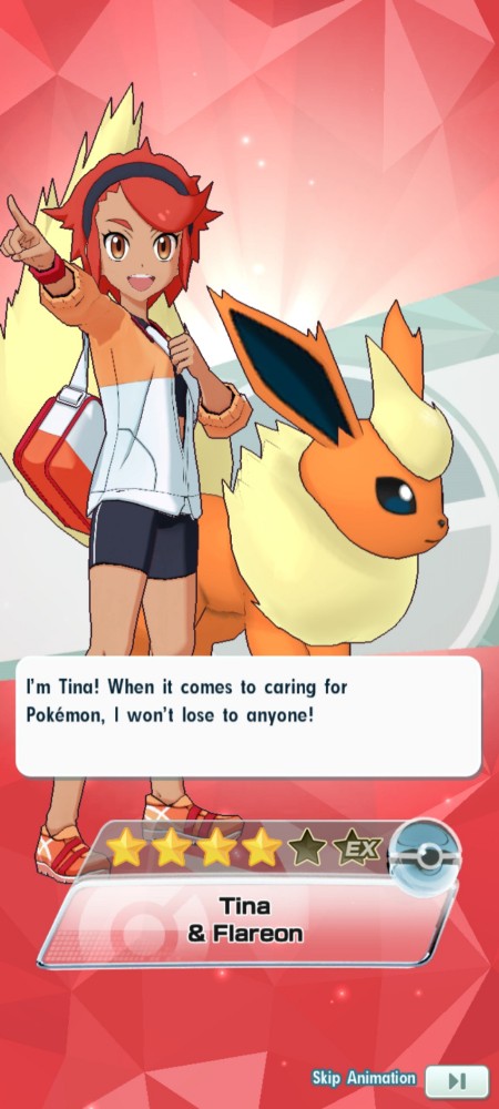 A sync pair in Pokémon Masters EX