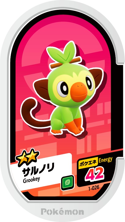 Grookey tag 1-026 from Set 1