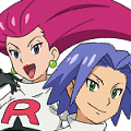 Jessie, James and Meowth as Trainer and Battle opponents