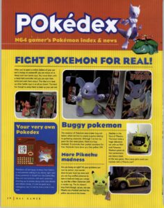 POKédex: Pokémon Index & News – N64 Gamer Vol. 28