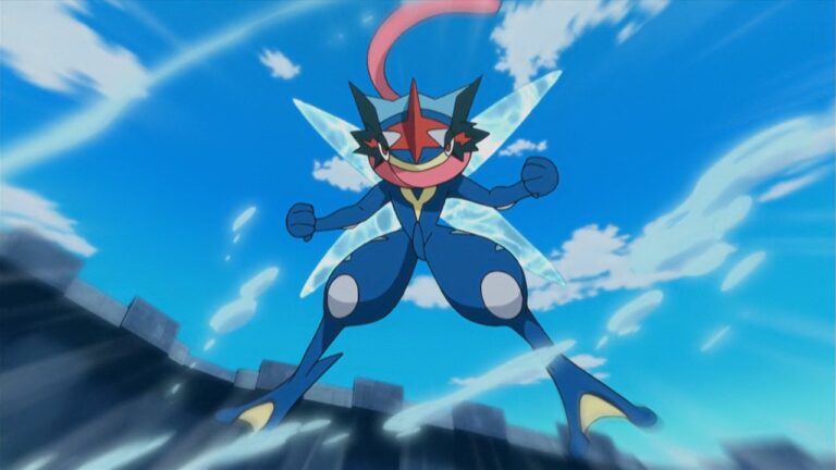 Ash-Greninja in the anime