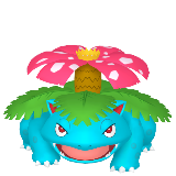 Bulbasaur &rarr; Venusaur