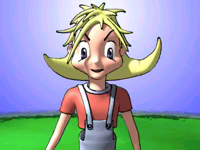 Julie, host of Pokémon Play It!