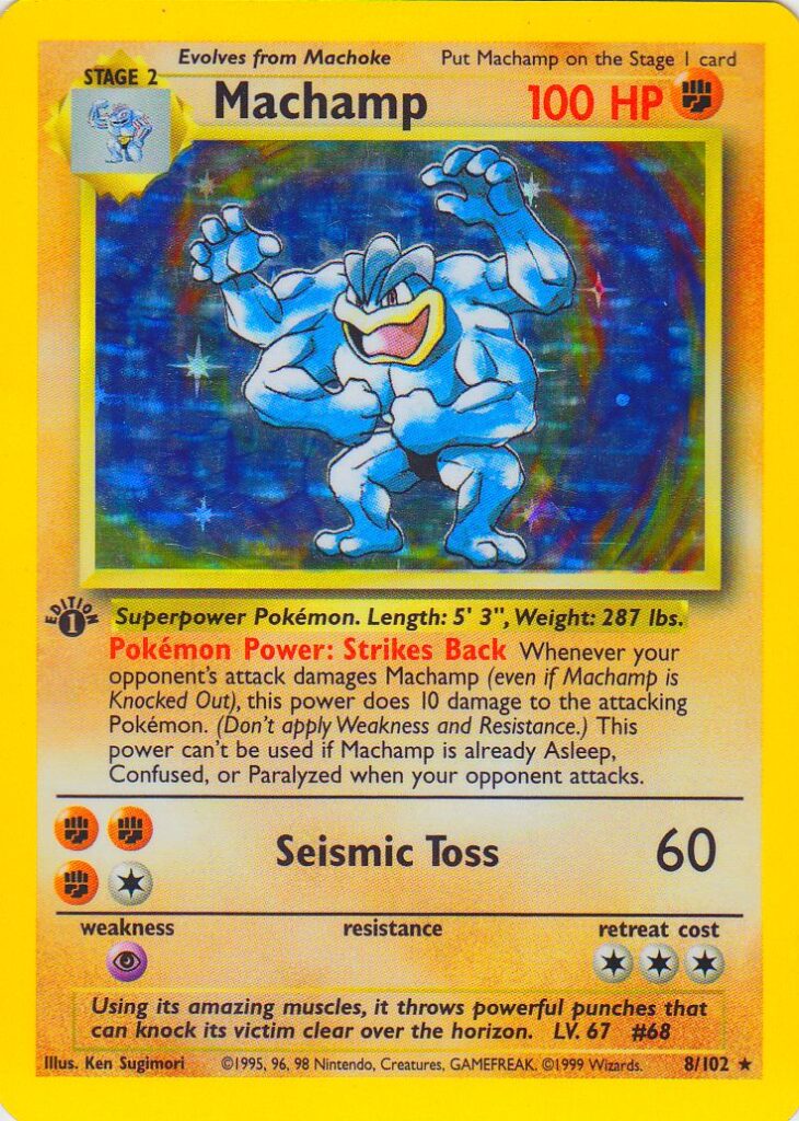 Machamp, Base Set card 8