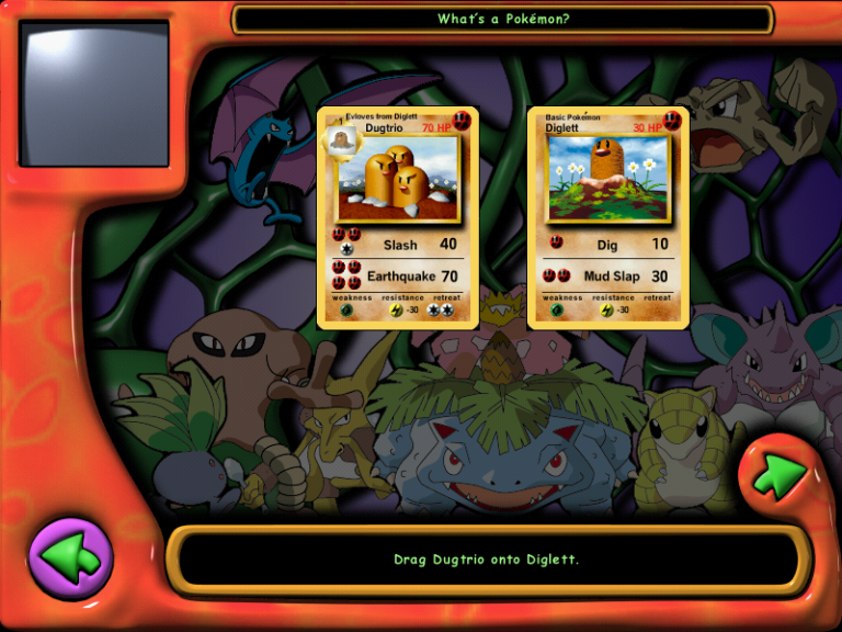 Evolving Diglett into Dugtrio.