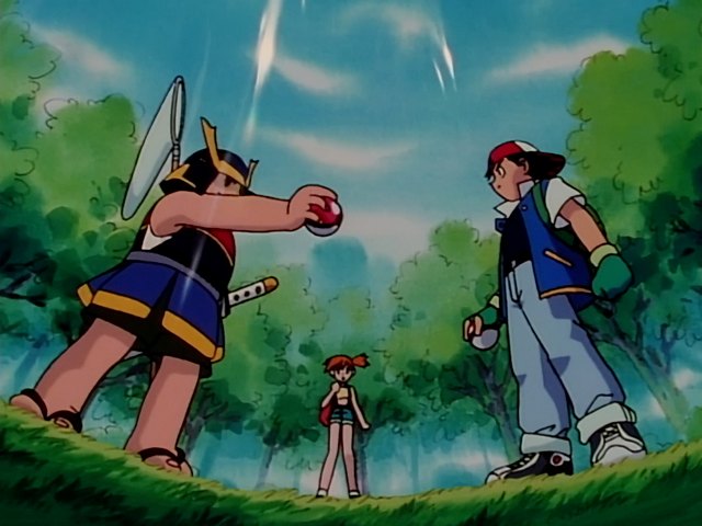 Challenge of the Samurai (EP004) – Pokémon anime still