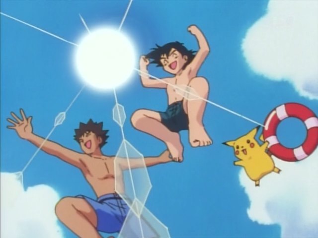 Beauty and the Beach (EP018) – Pokémon anime still